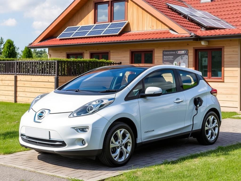     Elektromos autó és napelem rendszer – Ideális kombináció?. Hogyan zajlik az autó töltése napelemmel működő otthoni rendszerből?