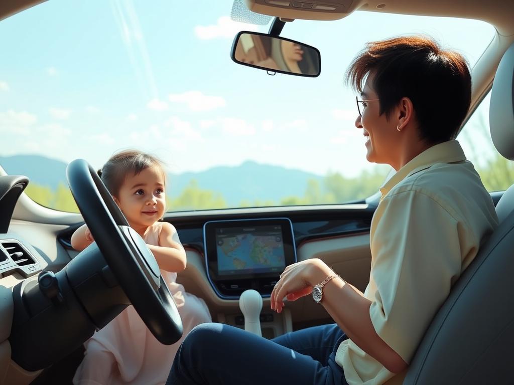 Elektromos autó és családi élet – Kényelmes-e?. Friss levegő és csendes motor – az utazás minősége Elektromos autó és családi élet – Kényelmes-e?. Friss levegő és csendes motor – az utazás minősége